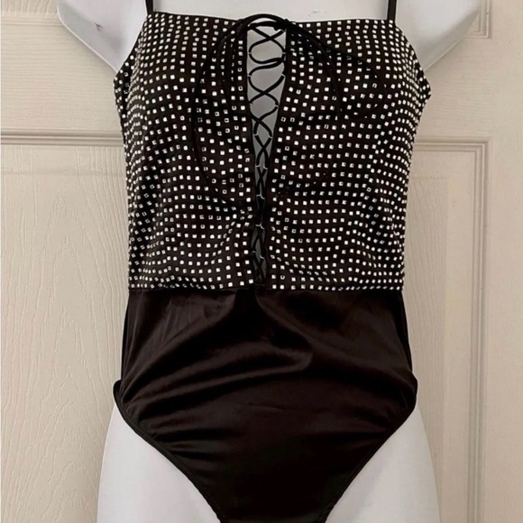 Black Studded Bodysuit - Picture 6 of 11